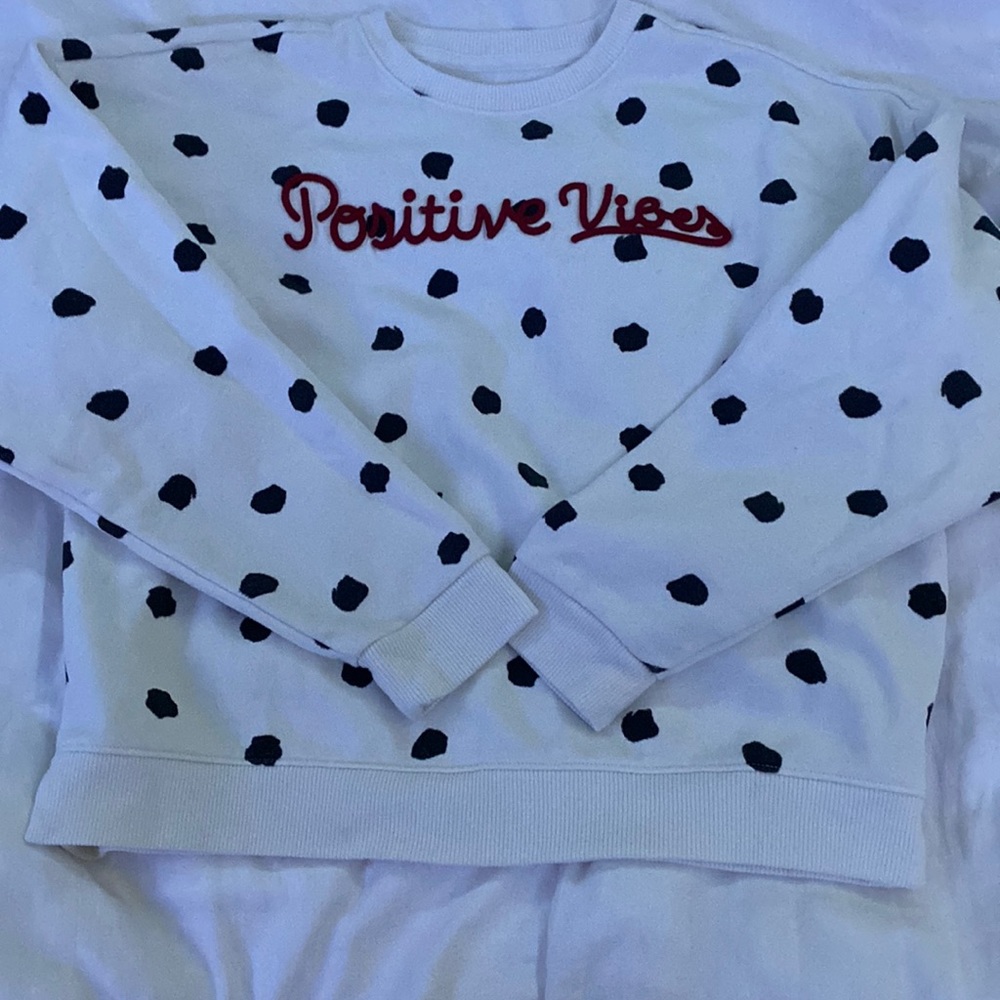Wonder Nation Girls Crewneck Sweatshirt